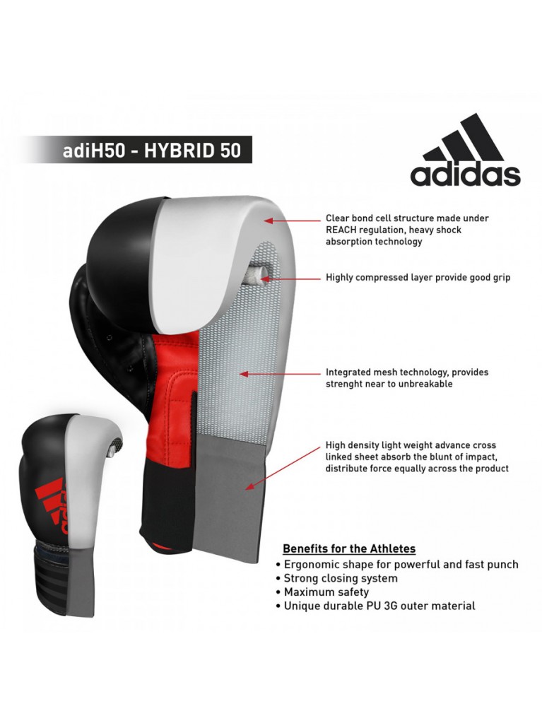 Πυγμαχικά Γάντια Adidas ΥΒΡΙΔΙΚΑ 50 – adiH50
