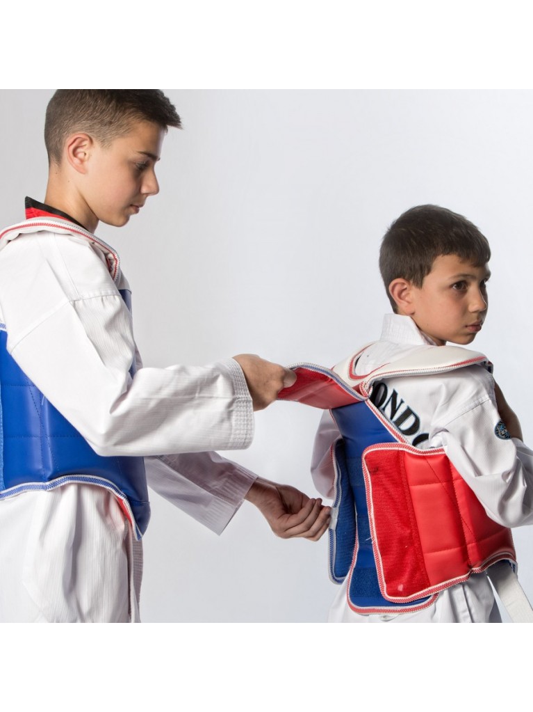 Taekwondo Θώρακας Olympus Παιδικός Velcro Διπλής Όψεως