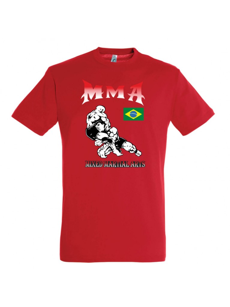 T-shirt Βαμβακερό MMA Fighters Brazil