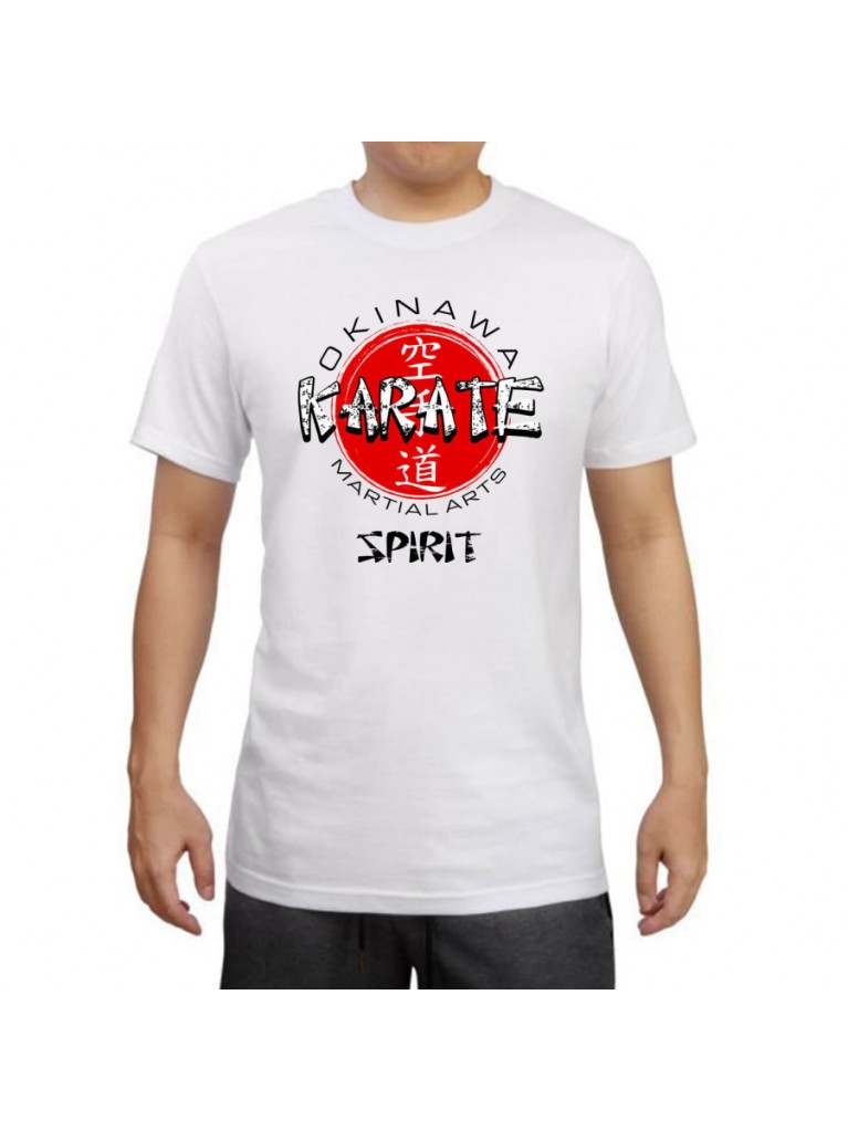 T-shirt Βαμβακερό KARATE Okinawa Martial Arts Spirit