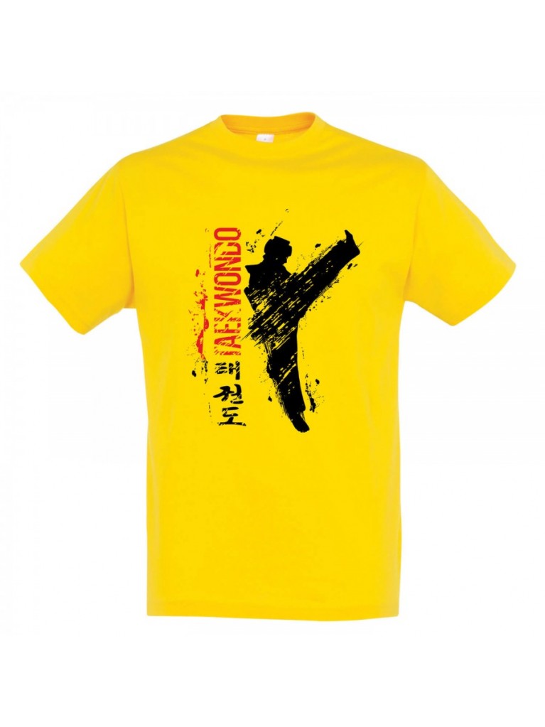 T-shirt Βαμβακερό TAEKWONDO Kick Abstract