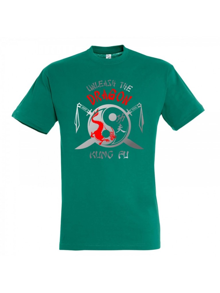 T-shirt Βαμβακερό KUNG-FU Unleash The Dragon