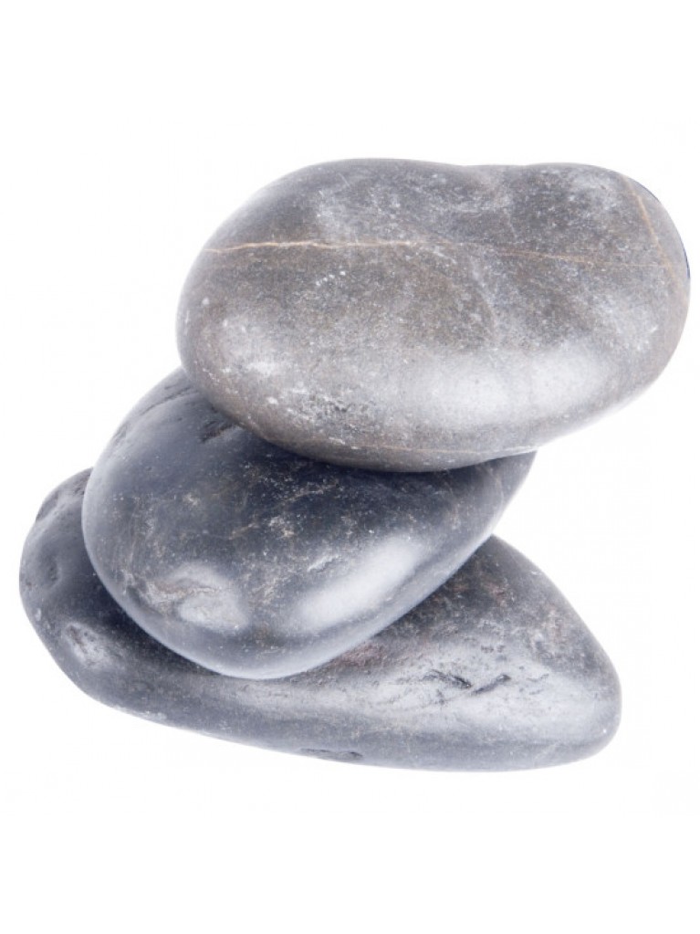 Basalt River Stone Set inSPORTline 7-9cm – 3 Τεμάχια