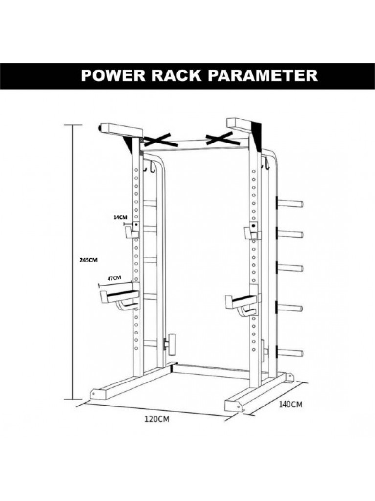 POWER HALF RACK (RK212) OPTIMUM