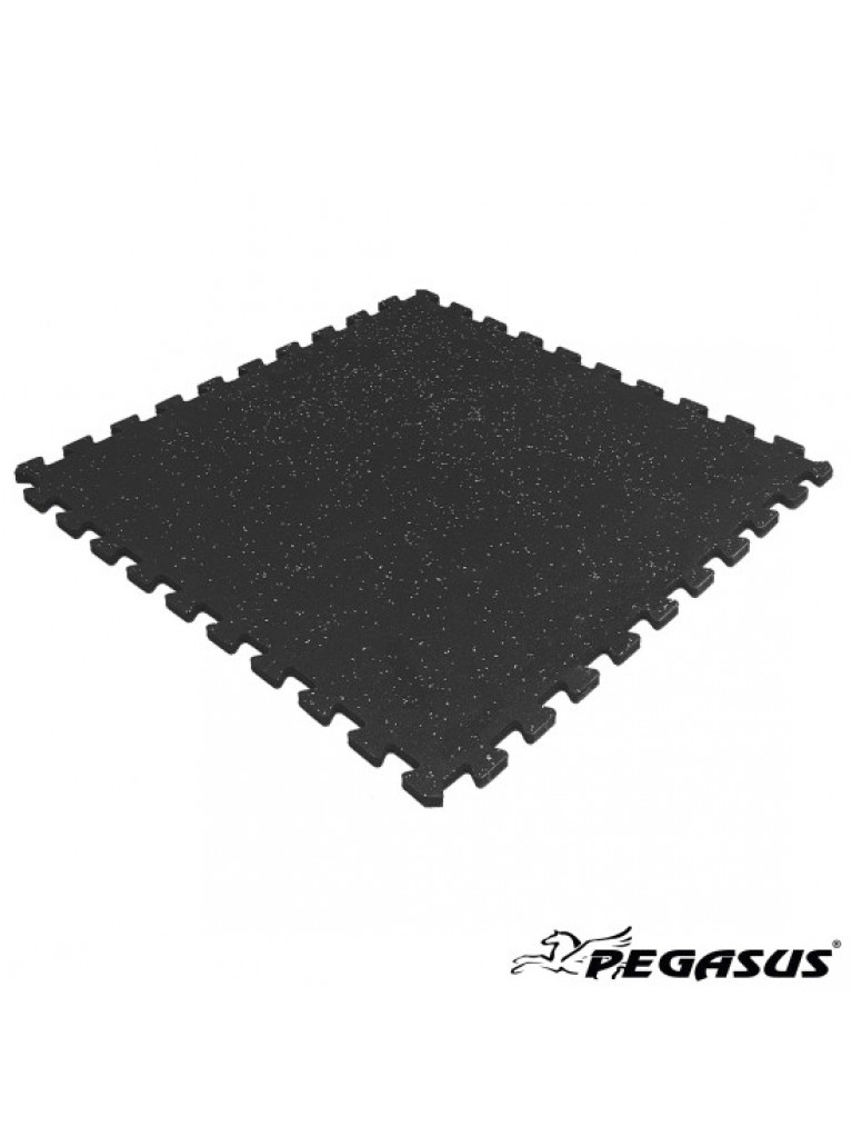 Pegasus® Δάπεδο Puzzle για Άρση Βαρών με Flecks (96x96x1.0 cm)