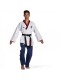 Taekwondo Στολή adidas POOMSAE Για Αγόρια – Άσπρο/Μπλε - ADITPYM01